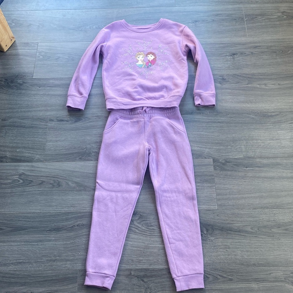 Girls Disney Jumping Beans Frozen Sweat Outfit